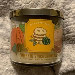 COPY - Bath & body works pumpkin snickerdoodle 3 wick